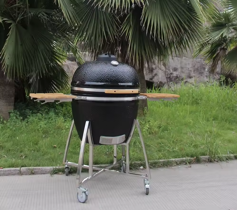 27-inch outdoor BBQ usage large size multi-functional ceramic smoker KAMADO charcoal grill